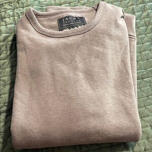 Jachs New York tan sweatshirt sweater round neck long sleeve size‎ XL